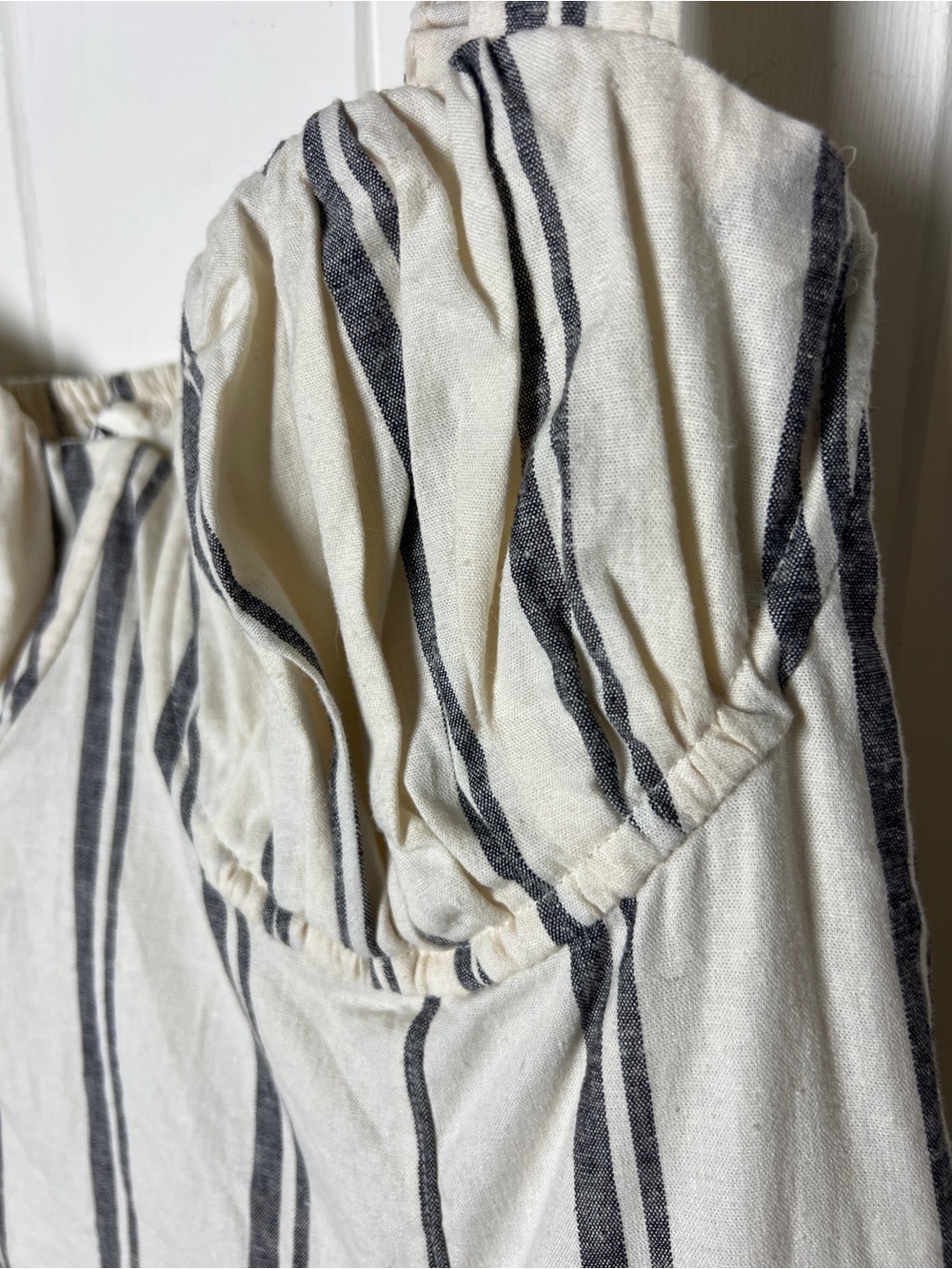 Future Collective Jenee Naylor Linen Blend Corset Mini Dress NWT - Picture 7 of 13